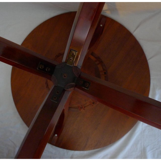 Brown 2000s Emilio Terry for John Widdicomb Design Sculptural Table For Sale - Image 8 of 12