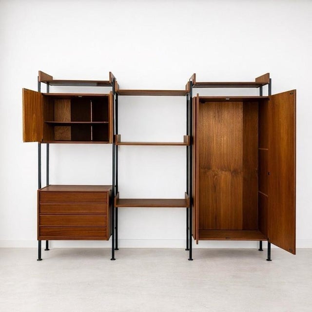 Mod. Selex IMB Modular Bookcase in Teak, 1960s For Sale - Image 3 of 10