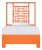 Finn Standard Bed Twin Extra Long - Orange For Sale