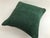 Vintage Green Hemp Cushion Cover, 1960s For Sale - Image 6 of 7