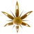 Art Deco French Chandelier with Gilt Bronze and Glass Starburst Sunburst, 1935 For Sale - Image 11 of 11