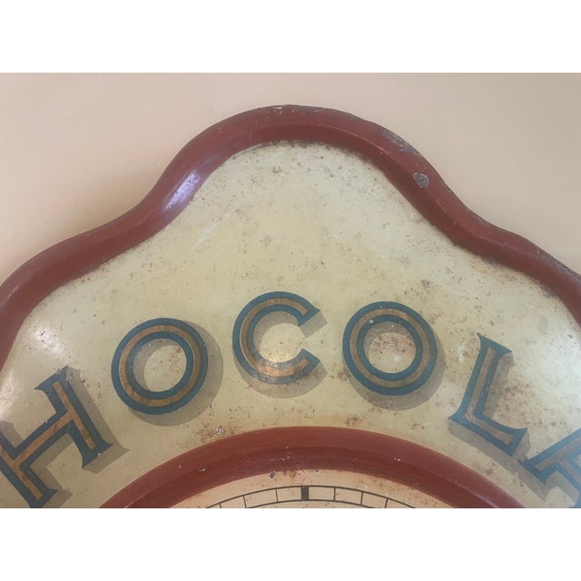 Vintage French Wall Clock, 1920s For Sale - Image 4 of 12