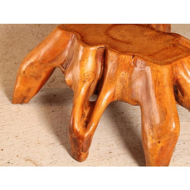 Vintage Brutalist Style Teak Root Coffee Table, 1970s For Sale - Image 6 of 9