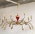Mid-Century Modern 1950's Modern Large 18 Arm Brass Italian Chandelier By Lumi For Sale - Image 3 of 12