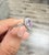 1.02 Carat Natural Pink Sapphire Diamond Engagement Ring in 14 Karat White Gold, Size 7 For Sale In Los Angeles - Image 6 of 8