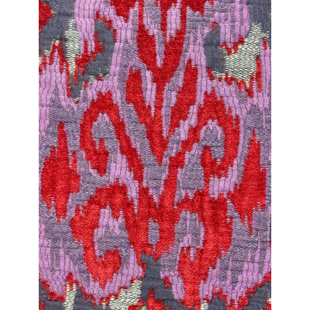 Twin Size Bespoke Ikat Headboard For Sale - Image 9 of 12