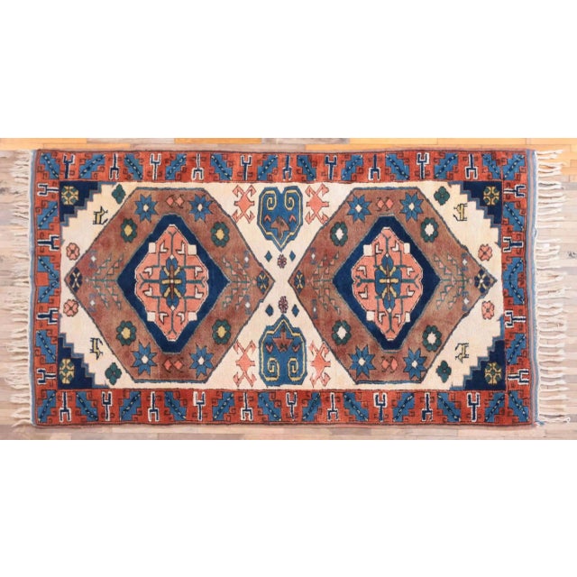 Anatolian Melas Rug in Wool For Sale - Image 6 of 6