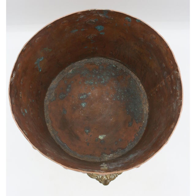 Late 19th Century English Covered Copper Bucket or Coal Hod For Sale In Raleigh - Image 6 of 9