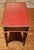 Wood 1960s Mahogany Directoire Style Leather Top End Table Console Table Manor of Jansen For Sale - Image 7 of 10