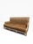 Hollywood Regency Vintage Wesley Hall Distressed Painted Sofa With Exposed Cross-Back Frame For Sale - Image 3 of 11