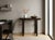 Vintage Dark Brown Wood Ming Style Ru Yi Apron Console Altar Table For Sale - Image 4 of 13
