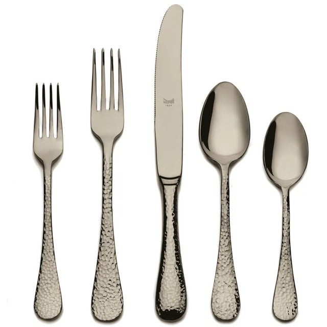 Contemporary Mepra Epoque 20-Piece Flatware Set, Champagne For Sale - Image 3 of 3