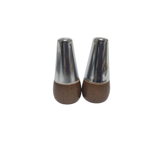 Vintage Salt and Pepper Holders from A&B, Denmark, 1950s, Set of 2 For Sale - Image 4 of 11