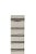 White & Brown Vintage Herki Runner 1'10'' X 15'7'' 22'' x 187'' / 57 x 474 cm Hand weaved with high-quality pure wool...