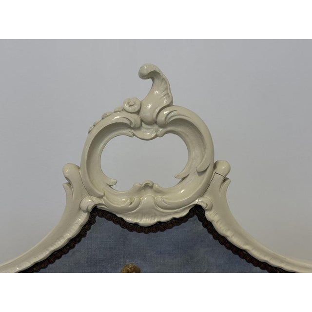 Antique Three-Panel Folding Screen, 1880s For Sale - Image 11 of 14
