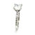Gia Platinum Princess Cut Diamond Engagement Ring 3.02ct 7.9g, Size 6 For Sale - Image 6 of 12