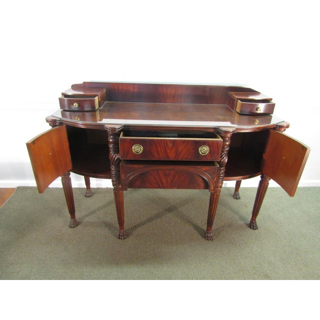 Brown Henredon Solid Mahogany Sideboard For Sale - Image 8 of 12