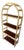 Vintage Leather and Rattan Bookcase, 1970s For Sale