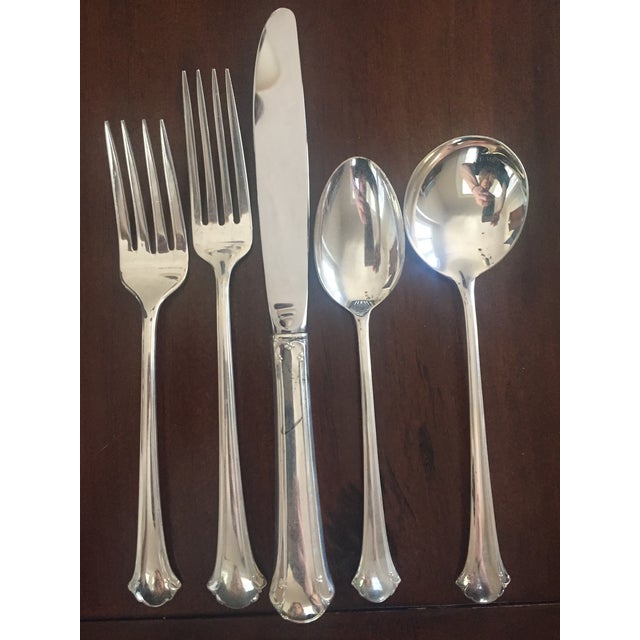 Towle Chippendale Sterling Silver Flatware Set 40 Pieces Chairish
