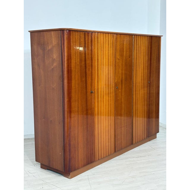 Mid-Century Wardrobe in Pine For Sale - Image 8 of 12