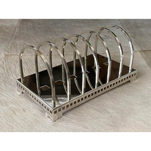 1980’s Postmodern Silver Letter Holder by Richard Meier for Swid Powell For Sale In San Francisco - Image 6 of 13