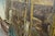 Coastal Vintage Oil Painting Harbor Scene Fishing Boats Signed L. Salcido Framed For Sale - Image 3 of 5