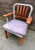 Industrial Shaw Walker Aluminum and Wood Armchair, circa 1940 (for restoration) For Sale - Image 3 of 12