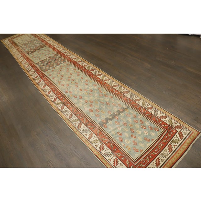 Textile Caucasian Talish Runner rug no. j5236 For Sale - Image 7 of 10