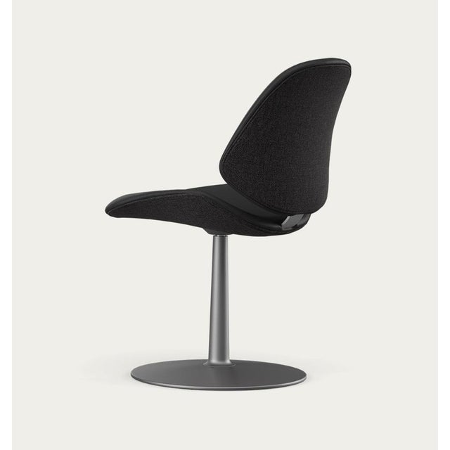 Council Family Salon Chair in Prestige Black by Salto and Sigsgaard for OneCollection For Sale - Image 3 of 15