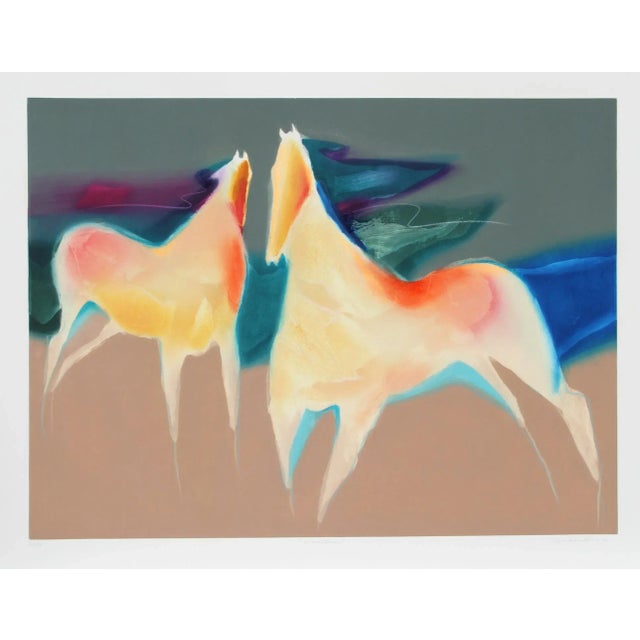 Abstract Dauntless, Jean Richardson Aquatint Etching, Signed and Numbered in Pencil For Sale - Image 3 of 3
