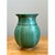 Vintage Speckled Green Ceramic Vase For Sale In West Palm - Image 6 of 12