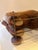 Vintage Plush Bear Pull Toy on Wooden Wheels For Sale - Image 10 of 12