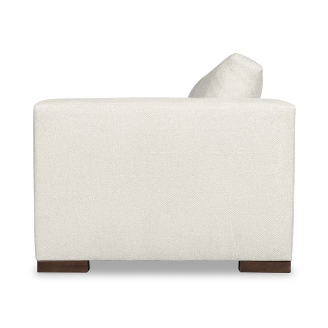 Contemporary Moss Home Hov Sofa 96", Safari Optic White For Sale - Image 3 of 7