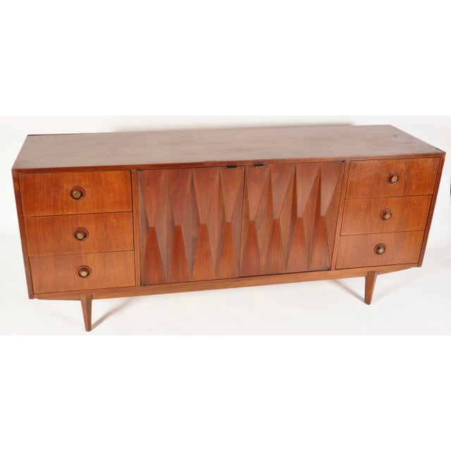 1960s 1960s American of Martinsville Harlequin Dresser Designed by Merton L. Gershun For Sale - Image 5 of 12