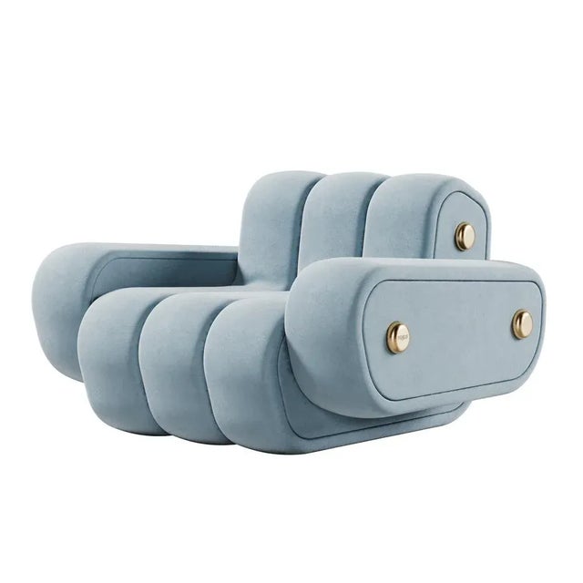 Dakota Armchair by Porus Studio, in New conditions. Designed from 2000 Signed by Maker