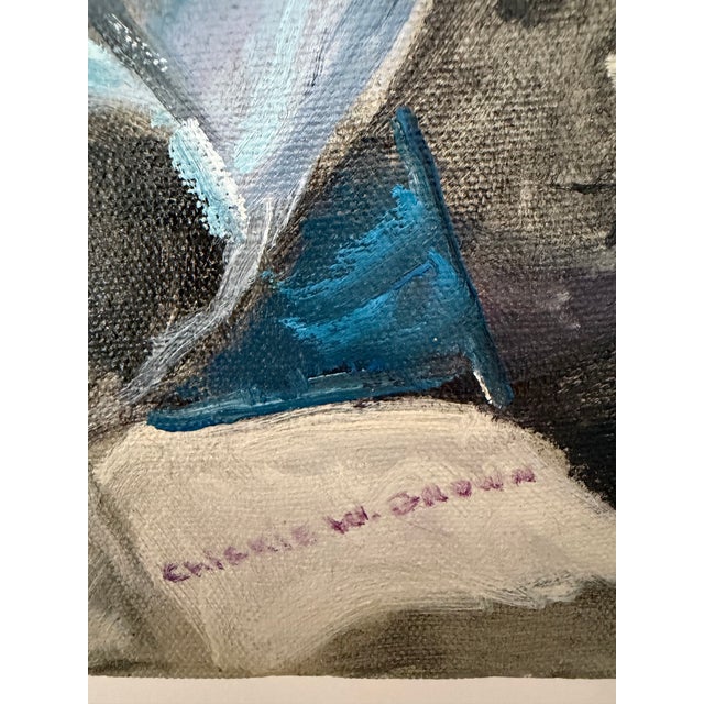 An Original 16" X 20" Figurative Painting Signed by Artist Marian "Chickie" Brown For Sale In Houston - Image 6 of 10