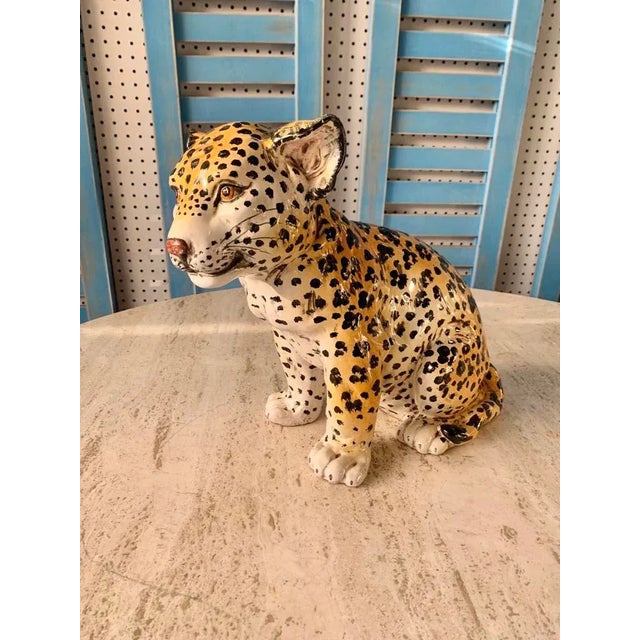 Ronzan Style Baby Jaguar Ceramic, 1970s, Italy | Chairish