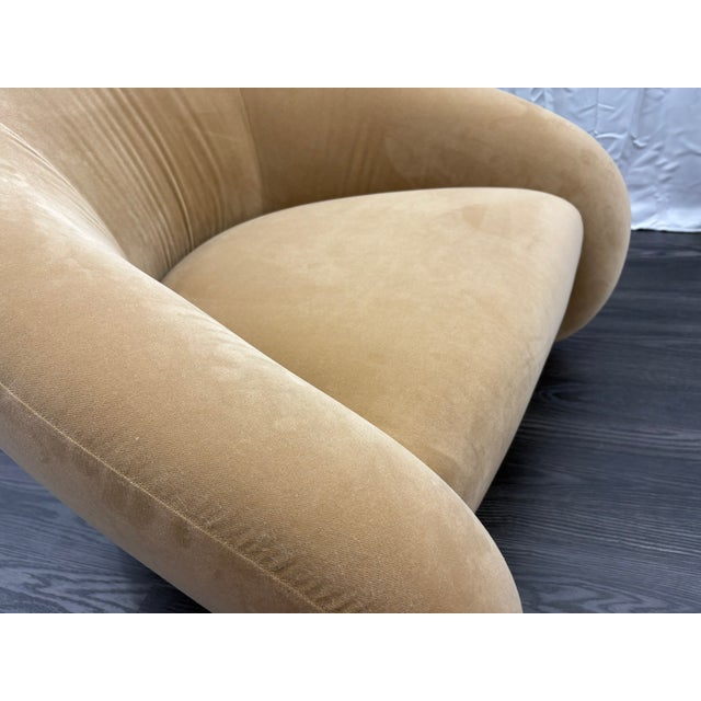 Rh Reyna Swivel Chair For Sale - Image 15 of 18