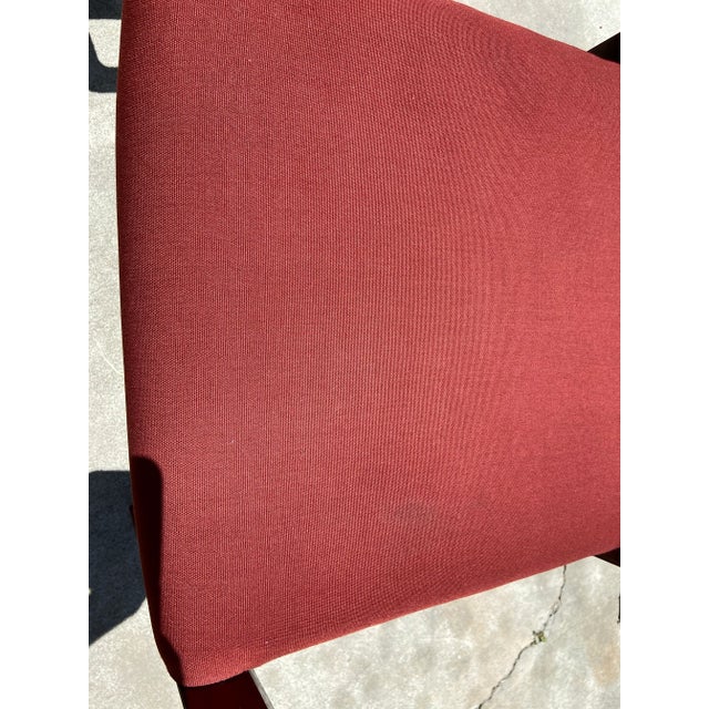 Cinnamon Stow & Davis Arm Accent Upholstered Arm Chairs- Set of 2 For Sale - Image 8 of 12