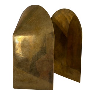 Pair of Aerin Lauder Brass Archer Bookends For Sale