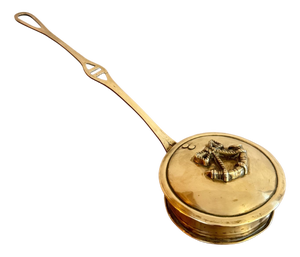 Antique Edwardian Brass Chestnut Roaster, 1900