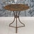 A 19th c. French metal guéridon (round side table) with a gorgeous original patina.