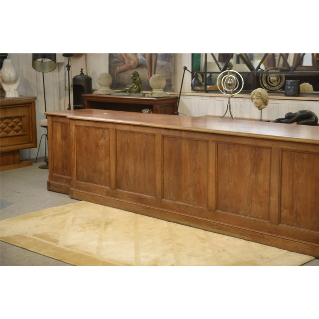 Large Oak Buffet, 1920s For Sale - Image 4 of 12