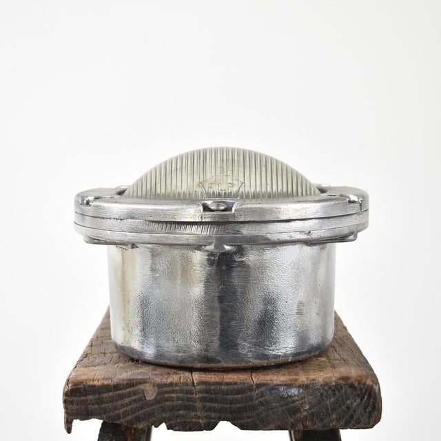 original polished holophane bulkhead light vintage british industrial bulkhead light by ‘holophane’. These bulkheads have...