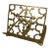 Ornate Reticulated Brass Book Stand For Sale