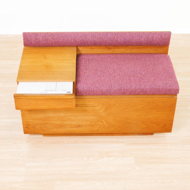 1960s Mid Century Entryway Bench in Teak by Chippy Heath For Sale - Image 10 of 11