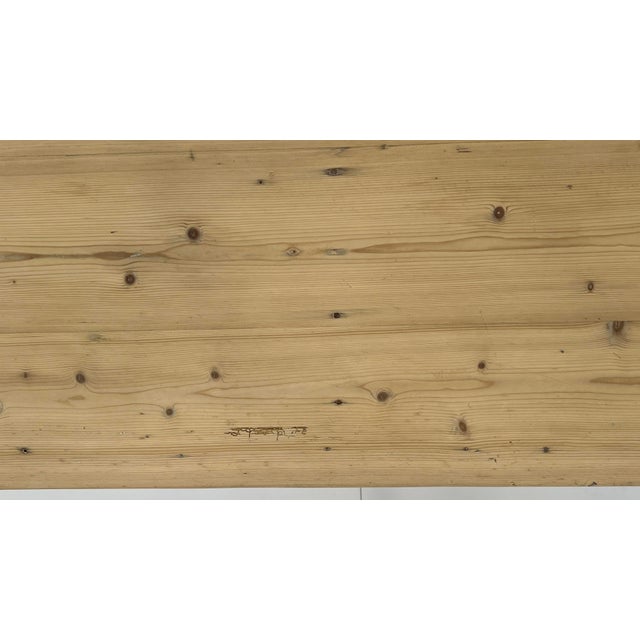 French Rustic Country House Table, 1940s For Sale - Image 4 of 10