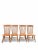 This beautiful set of four dining chairs was made by Virginia House, known for their high-quality American craftsmanship....