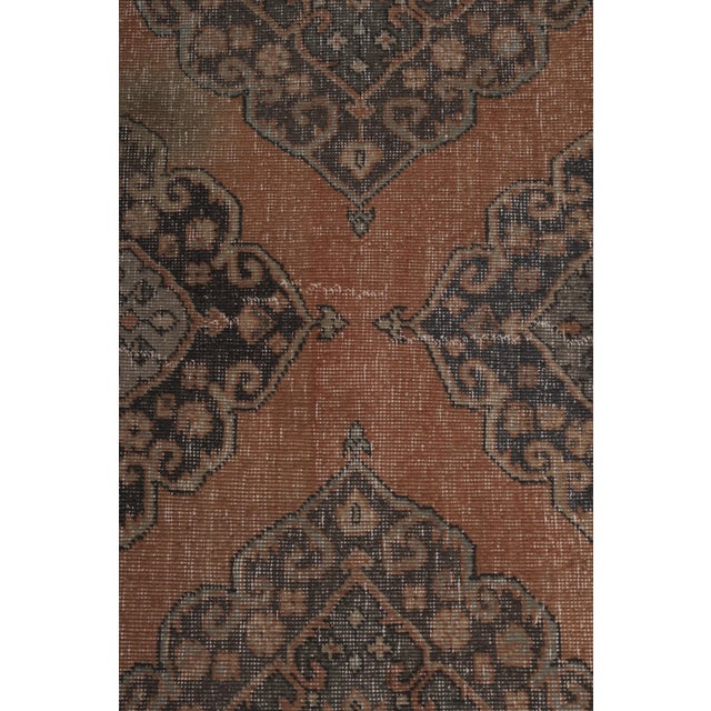 Orange Turkish Oushak Runner Rug 2'11'' X 13' For Sale - Image 8 of 12