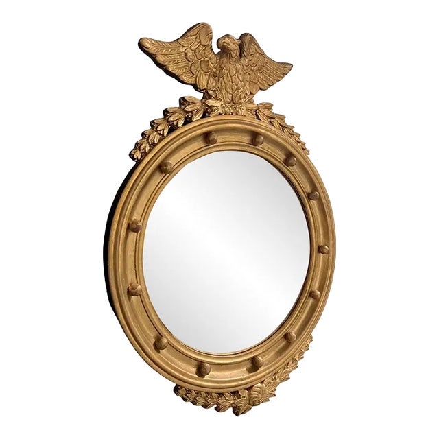 Regency Style Convex Mirror For Sale